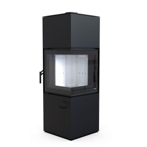 Stove Defro Home Quadroom black the handle on the left side quadroom klamka z lewej 300x300 - Stove Defro Home Quadroom black the handle on the left side